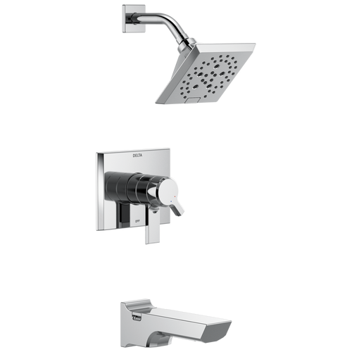 Delta Pivotal - Monitor® 17 Series H2Okinetic® Tub And Shower Trim In Lumicoat® Chrome