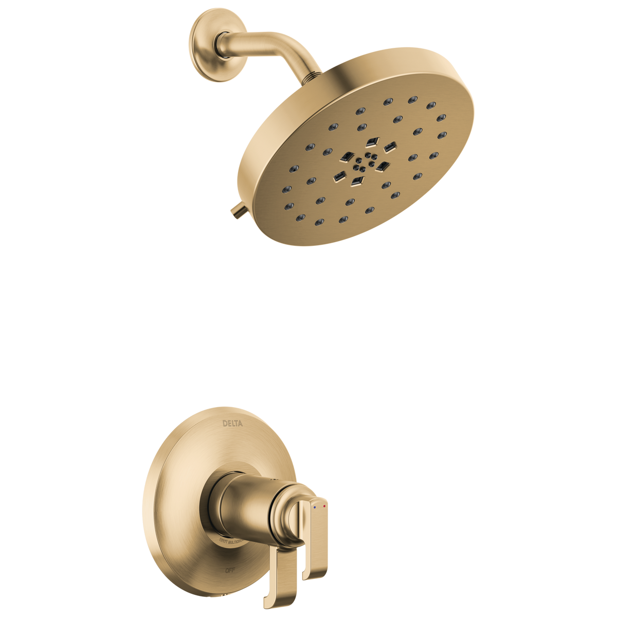 Delta Tetra - 17T Series In Lumicoat Shower Trim