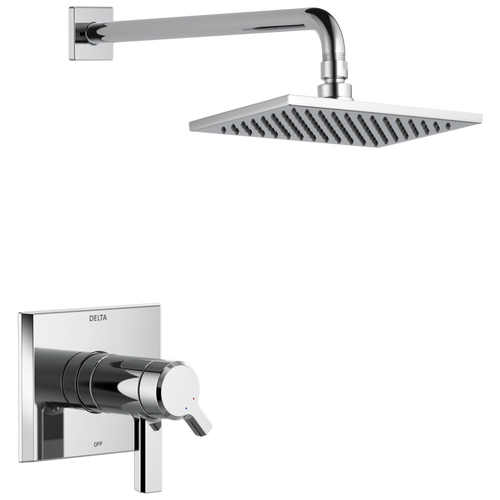 Delta Pivotal - TempAssure® 17T Series H2Okinetic® Shower Trim In Lumicoat® Chrome