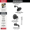 Delta 17T Series Tub Shower