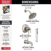 Delta 17T Series Tub Shower