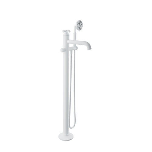 Baril Trim only for floor-mounted tub filler with hand shower