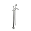 Baril Trim only for floor-mounted tub filler with hand shower