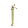 Baril Trim only for floor-mounted tub filler with hand shower