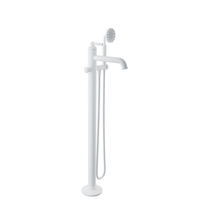 Baril Trim only for floor-mounted tub filler with hand shower Collection: BEAUMONT B20