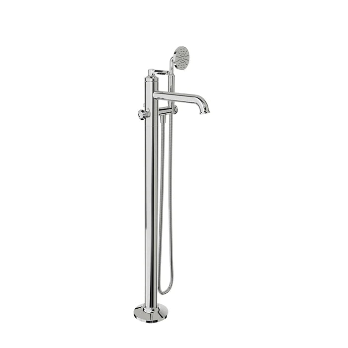 Baril Trim only for floor-mounted tub filler with hand shower Collection: BEAUMONT B20