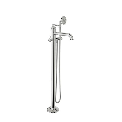 Baril Trim only for floor-mounted tub filler with hand shower Collection: BEAUMONT B20