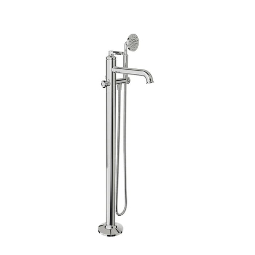 Baril Trim only for floor-mounted tub filler with hand shower Collection: BEAUMONT B20