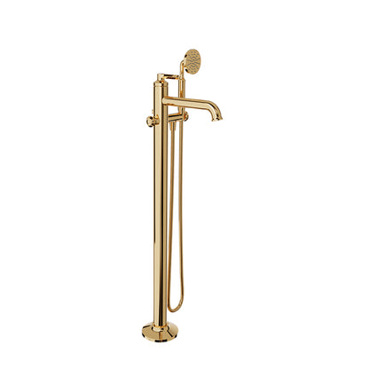 Baril Trim only for floor-mounted tub filler with hand shower Collection: BEAUMONT B20