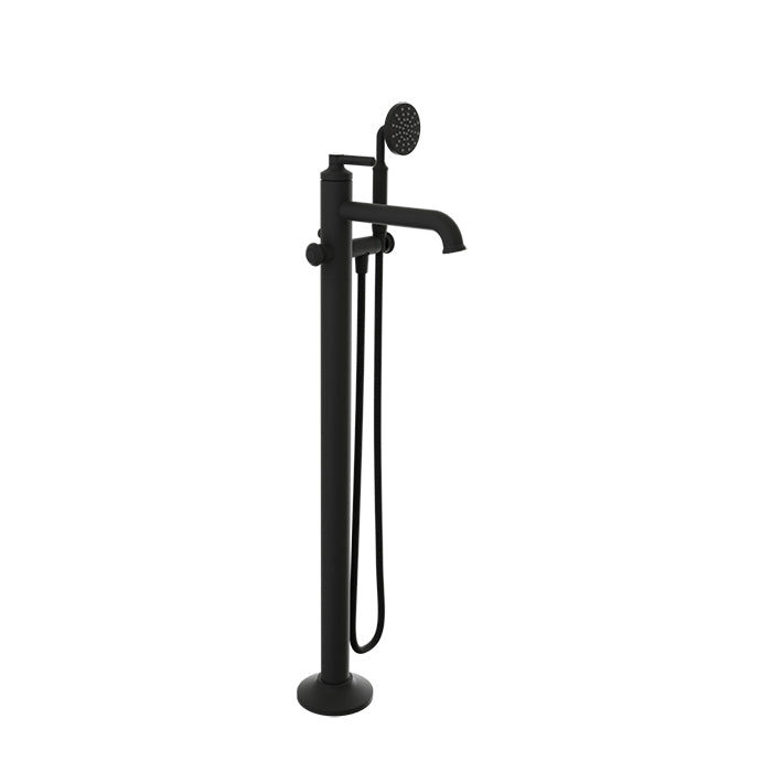 Baril Trim only for floor-mounted tub filler with hand shower Collection: BEAUMONT B20