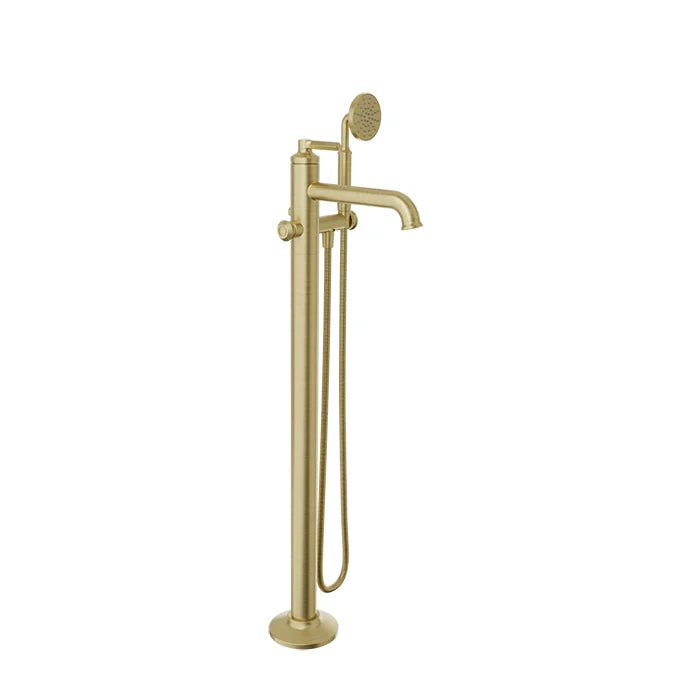 Baril Trim only for floor-mounted tub filler with hand shower Collection: BEAUMONT B20
