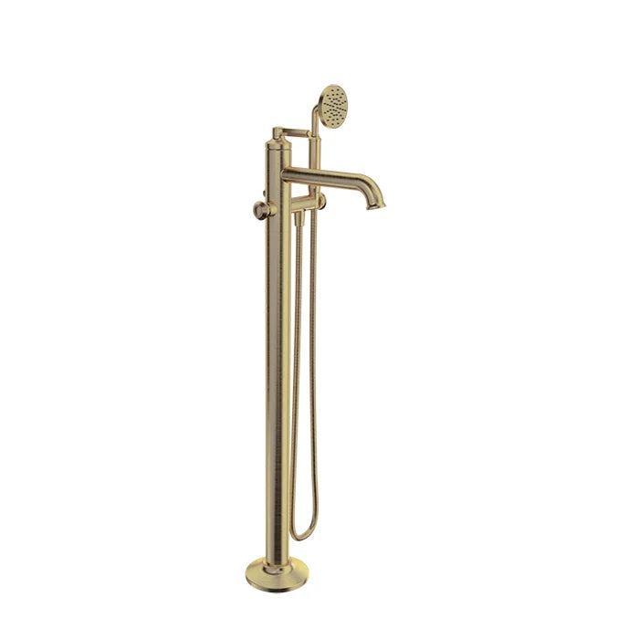 Baril Trim only for floor-mounted tub filler with hand shower Collection: BEAUMONT B20