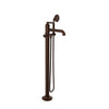 Baril Trim only for floor-mounted tub filler with hand shower Collection: BEAUMONT B20