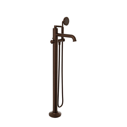 Baril Trim only for floor-mounted tub filler with hand shower Collection: BEAUMONT B20