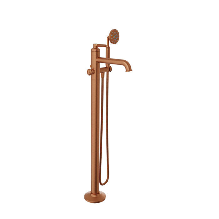 Baril Trim only for floor-mounted tub filler with hand shower Collection: BEAUMONT B20