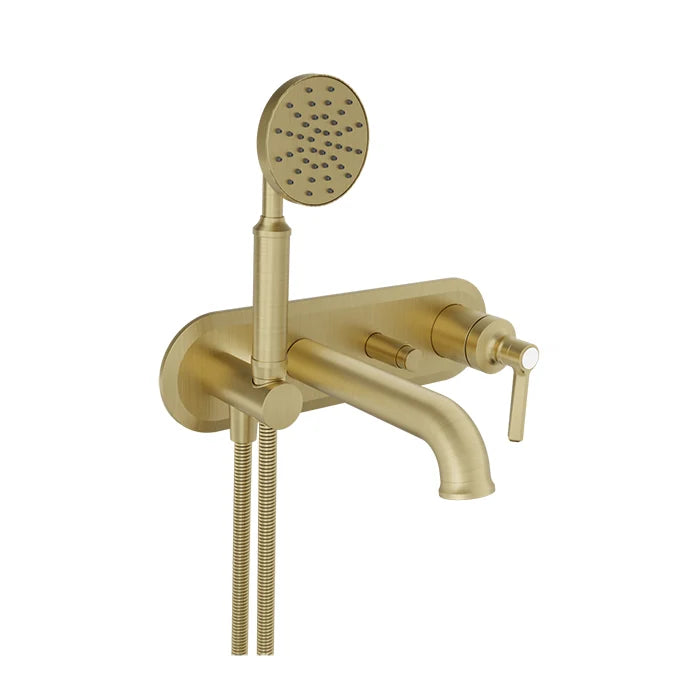 Baril Trim only for wall-mounted tub faucet with hand shower