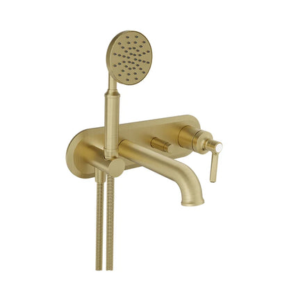 Baril Trim only for wall-mounted tub faucet with hand shower
