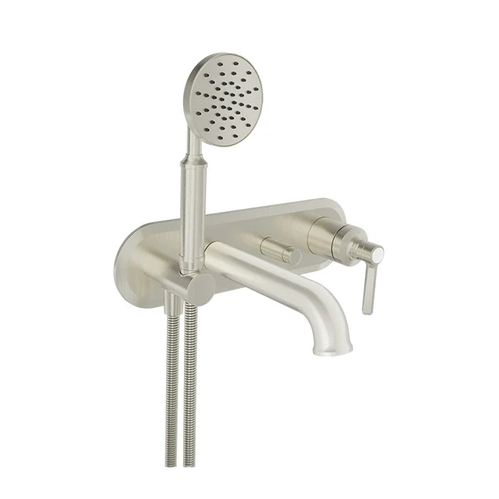 Baril Trim only for wall-mounted tub faucet with hand shower