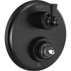 Dorval 3 Function 14 Series Integrated Diverter Trim Less Handle - Matte Black