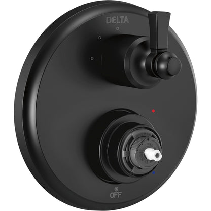 Dorval 3 Function 14 Series Integrated Diverter Trim Less Handle - Matte Black