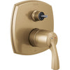 Delta Stryke 14 Series Integrated Diverter Trim With Three Function Diver - Lumicoat Champagne Bronze