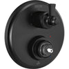 Dorval 6 Function 14 Series Integrated Diverter Trim - Matte Black