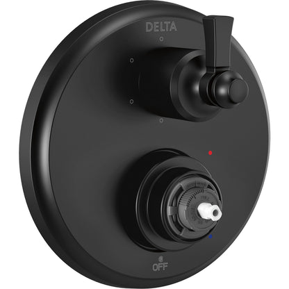 Dorval 6 Function 14 Series Integrated Diverter Trim - Matte Black