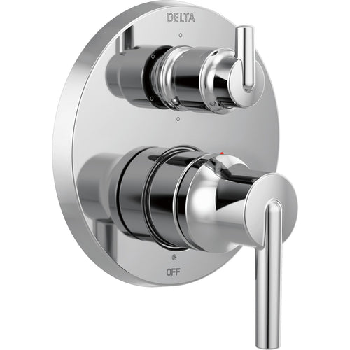 Delta Contemporary Two Handle Monitor 14 Series Valve Trim with 6-Setting Integrated