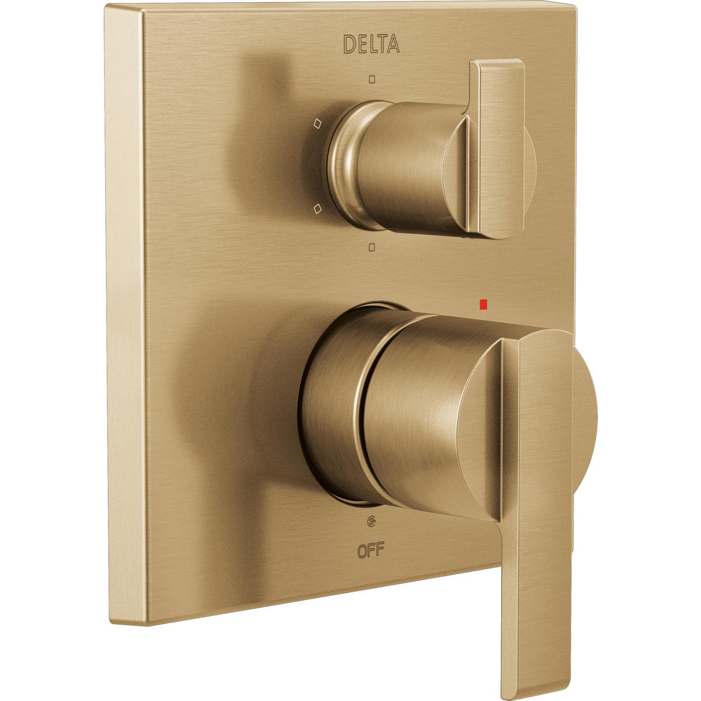 Delta Angular Modern Monitor 14 Series Valve Trim with 6-Setting Integrated