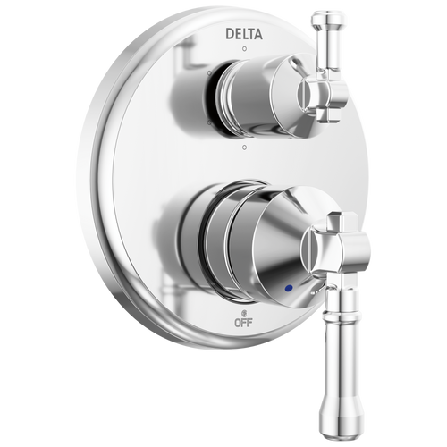 Delta Broderick - 14 Series Integrated Diverter Trim 6-Setting In Lumicoat® Chrome