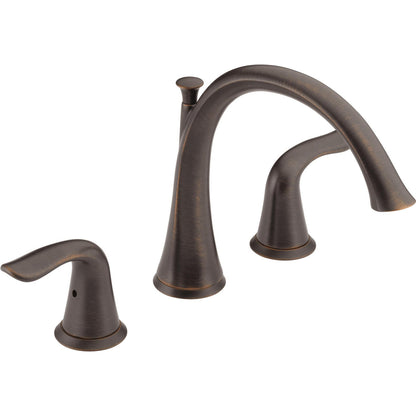 Delta Lahara - Roman Tub Trim In Deck-Mount Tub Filler