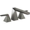 Trillian 3-HOLE Roman Tub - Black Stainless