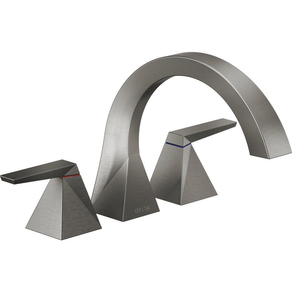 Trillian 3-HOLE Roman Tub - Black Stainless