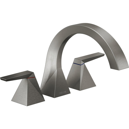 Trillian 3-HOLE Roman Tub - Black Stainless