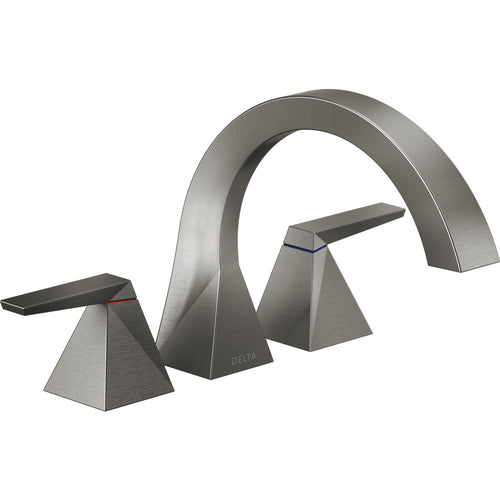 Trillian 3-HOLE Roman Tub - Black Stainless
