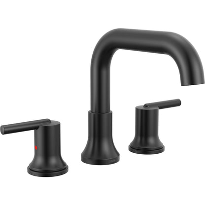 Trinsic Roman Tub Trim - Lever - Bent Spout - Matte Black