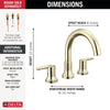 Delta 3-hole Roman Tub Trim