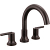 Delta 3-hole Roman Tub Trim Deck-Mount Tub Filler