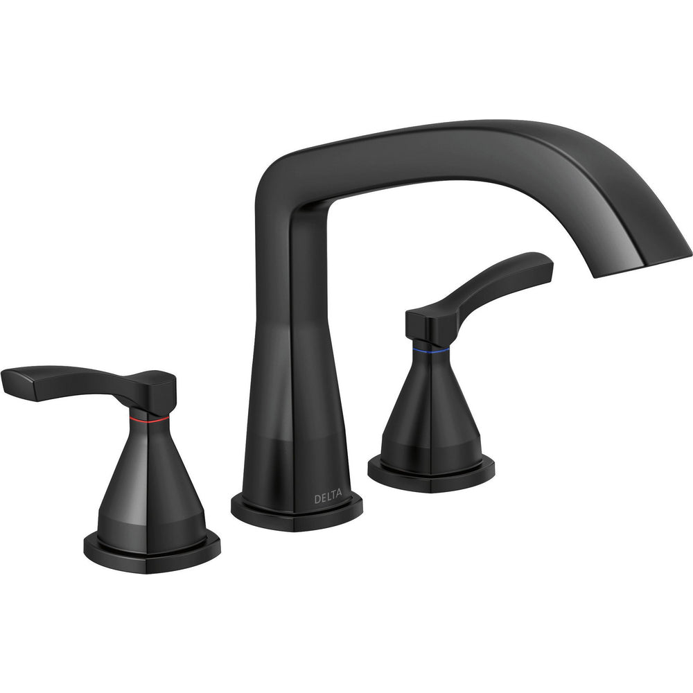 Delta Stryke Three Hole Roman Tub Trim - Stainless