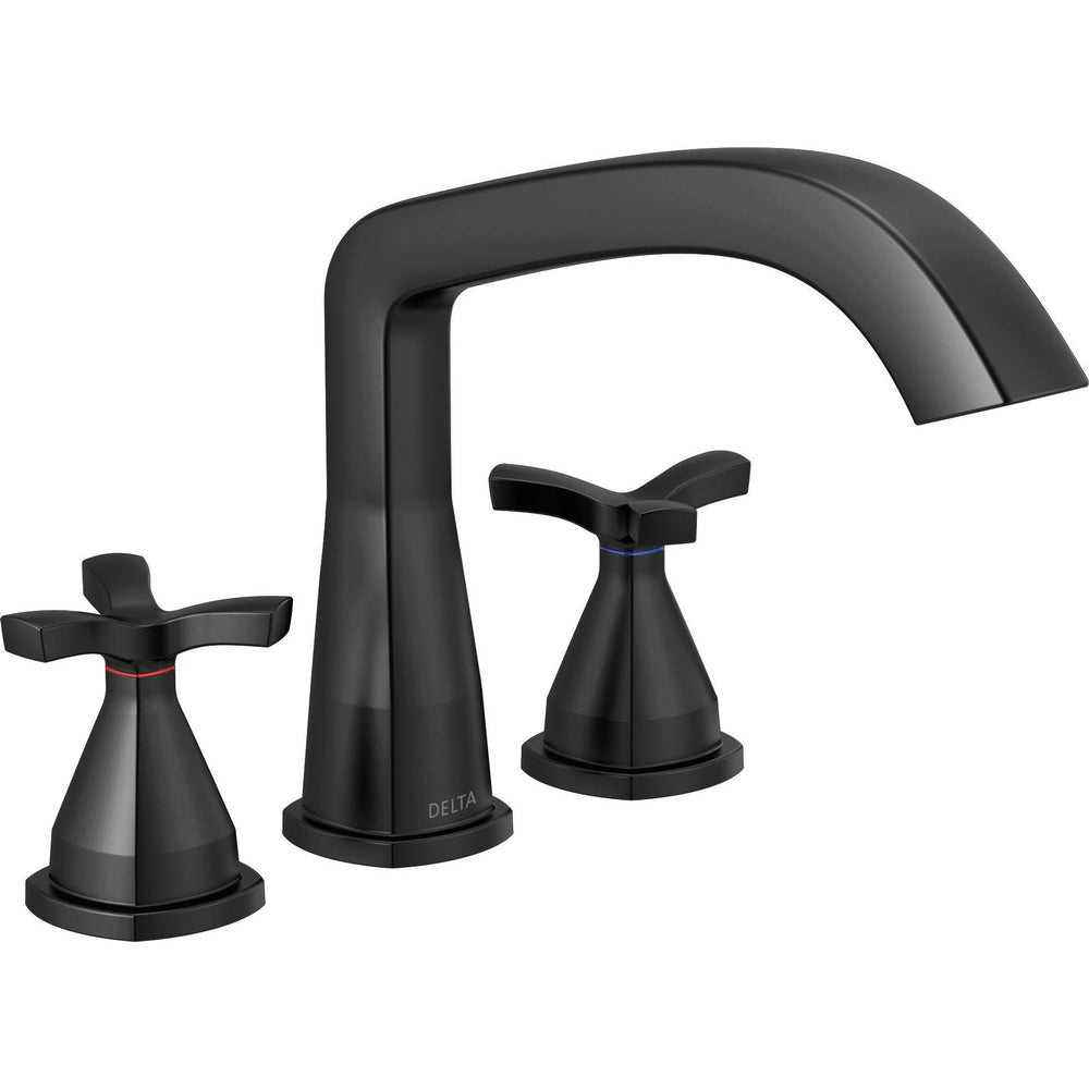 Delta Stryke Three Hole Roman Tub Trim - Stainless