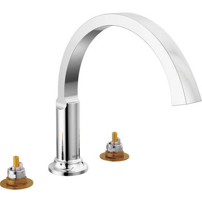 Tetra Roman Tub Trim - Lumicoat Chrome