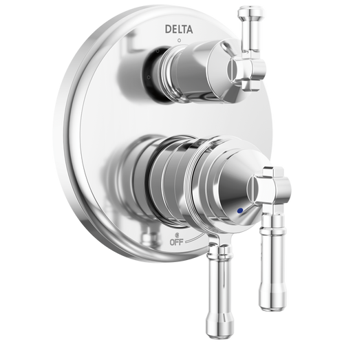 Delta Broderick - 17 Series Integrated Diverter Trim 3-Setting In Lumicoat® Chrome