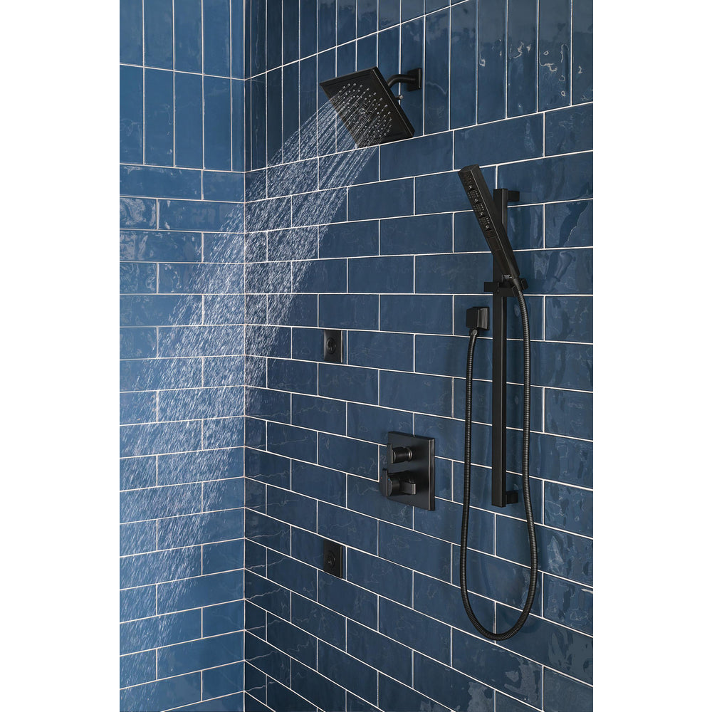 Delta Angular Modern Monitor 17 Series Valve Trim with 6-Setting Integrated