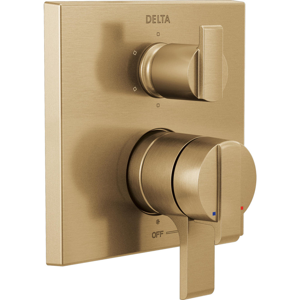 Delta Angular Modern Monitor 17 Series Valve Trim with 6-Setting Integrated