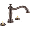 Cassidy 3-HOLE Roman Tub Trim - Venetian Bronze