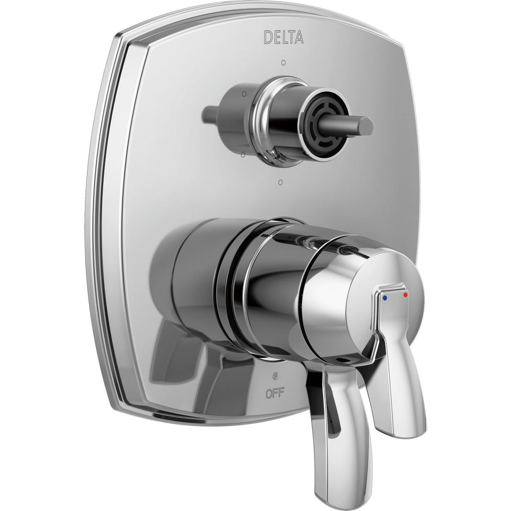 Delta 17 Series Integrated Diverter Trim with Six Function Diverter Less Diverter Handle