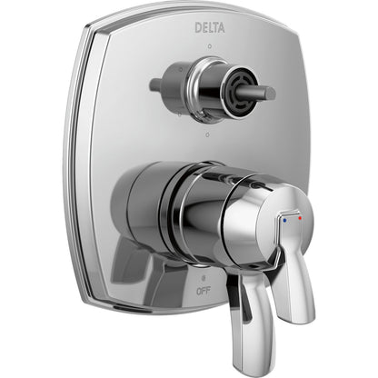 Delta 17 Series Integrated Diverter Trim with Six Function Diverter Less Diverter Handle