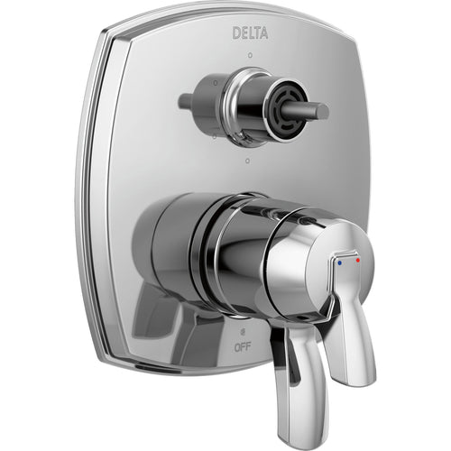 Delta 17 Series Integrated Diverter Trim with Six Function Diverter Less Diverter Handle