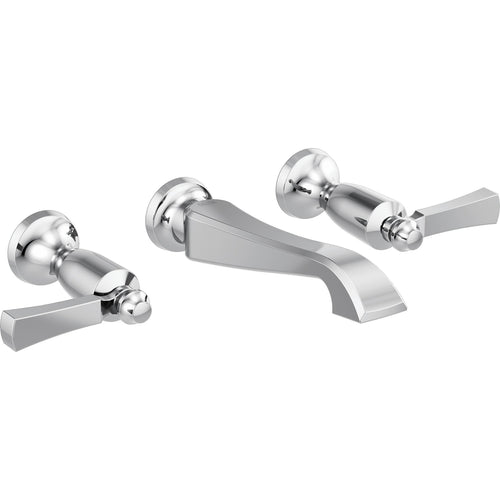 Delta Two Handle Wall Mount Bathroom Faucet Trim