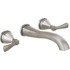 Delta Stryke Wall Mounted Lavatory Trim - Lumicoat Stainless